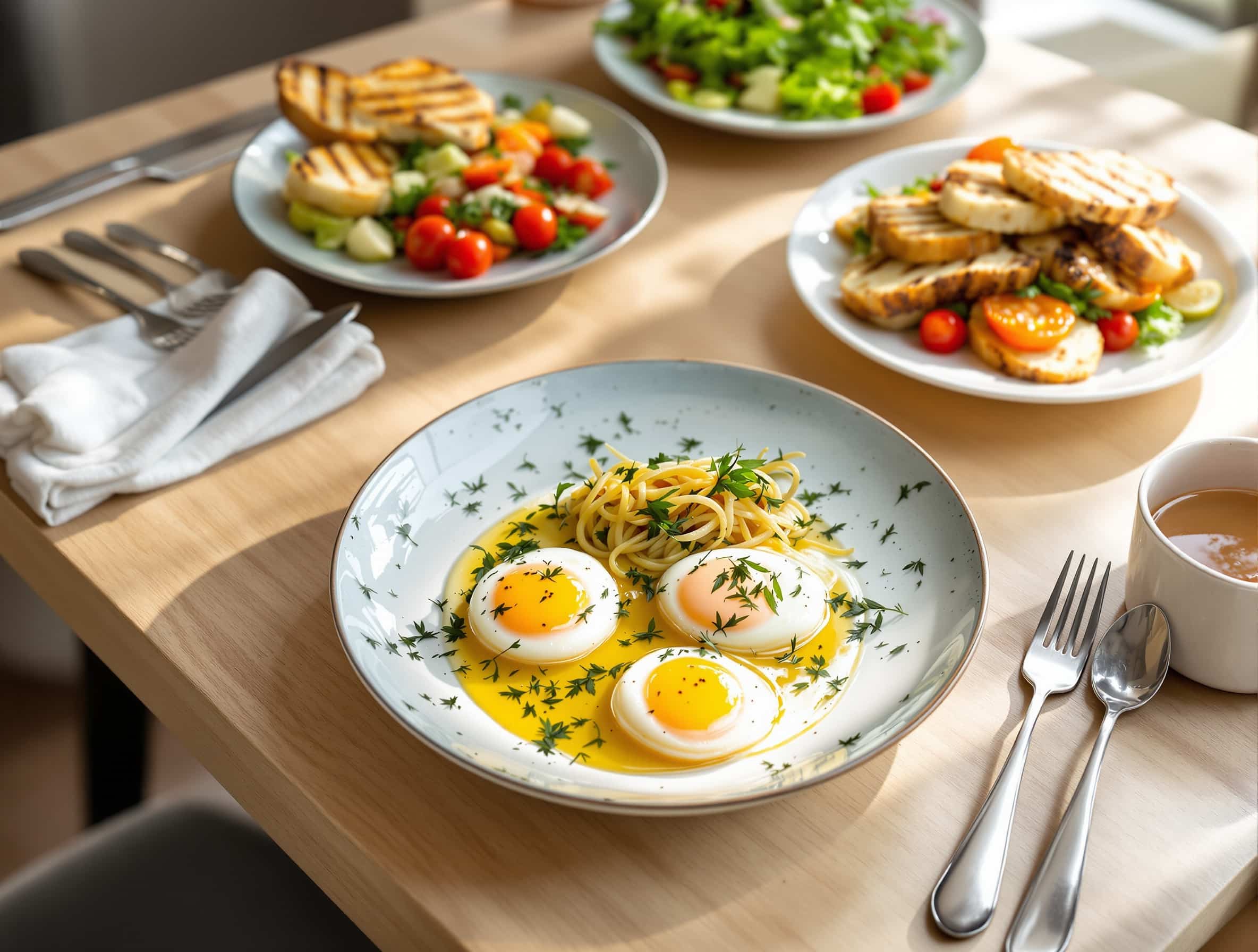 accompagnement oeufs mimosas