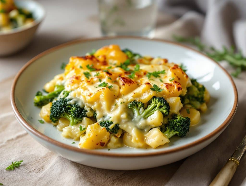 par quoi remplacer la béchamel dans un gratin