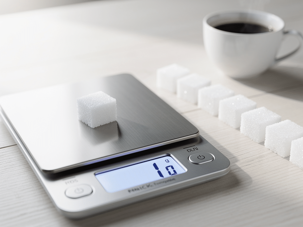 poids morceau de sucre