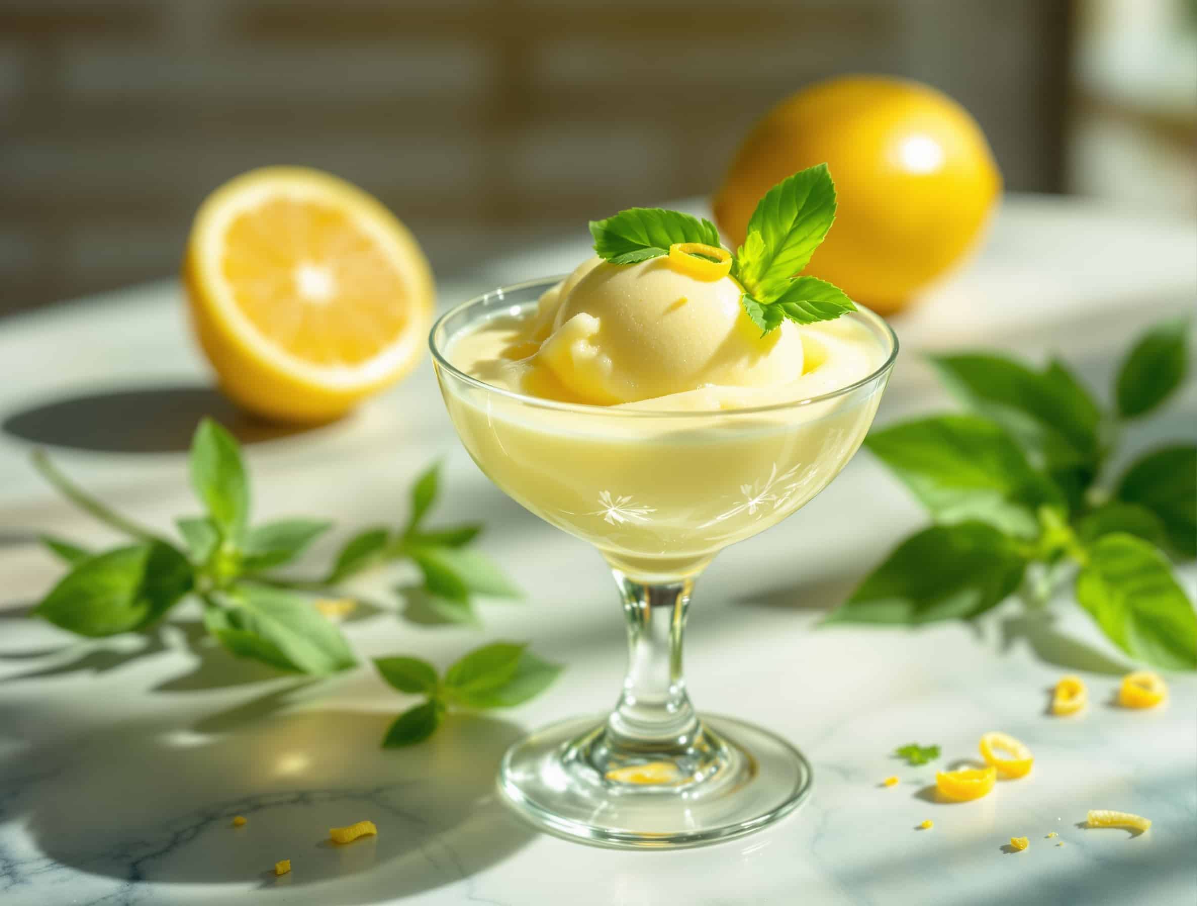 sorbet citron basilic novascope