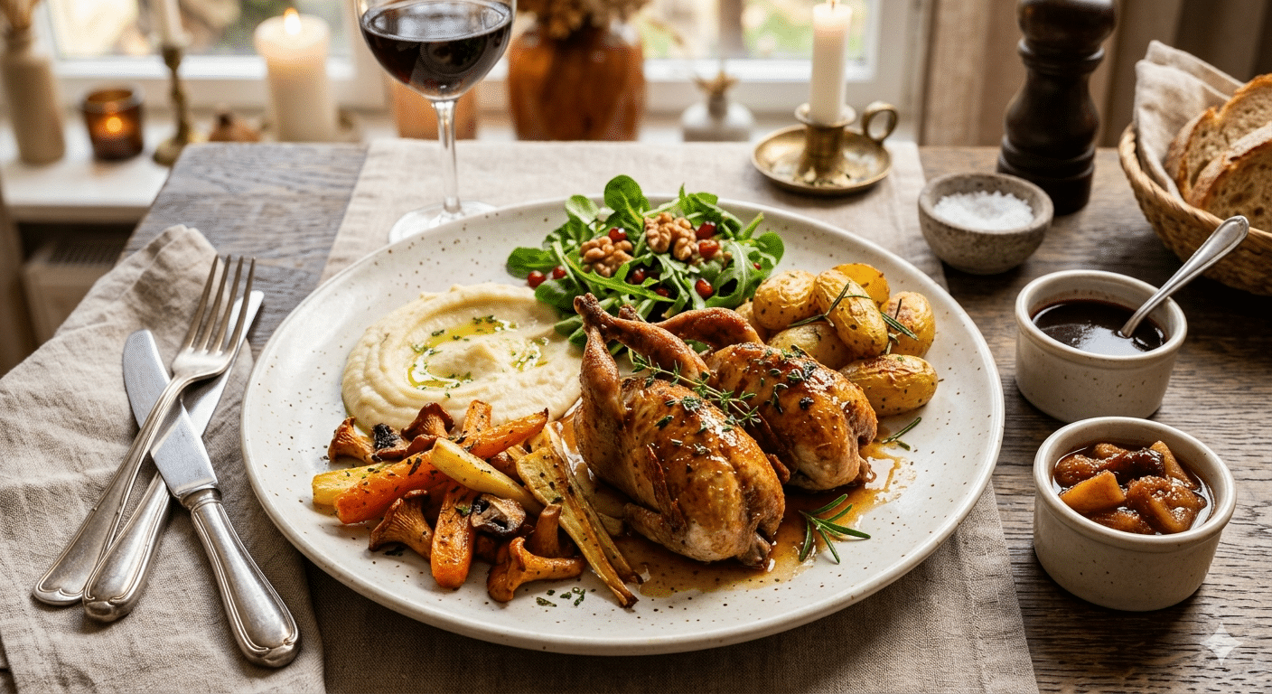 accompagnement pour cailles