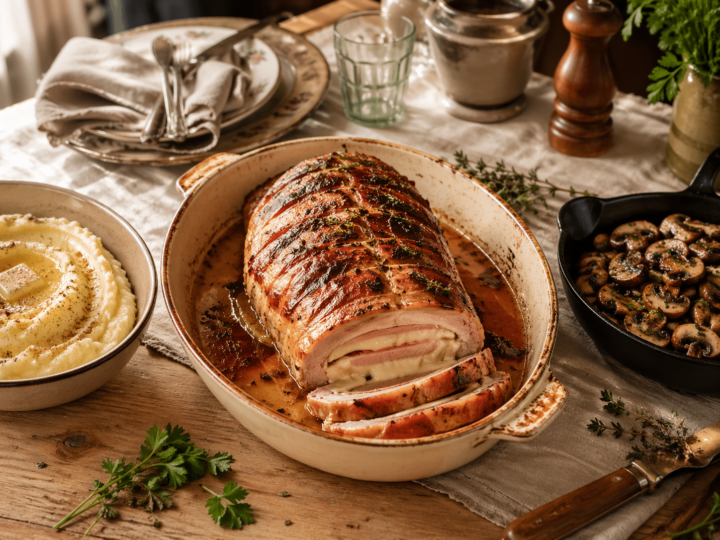 Rôti de porc Orloff