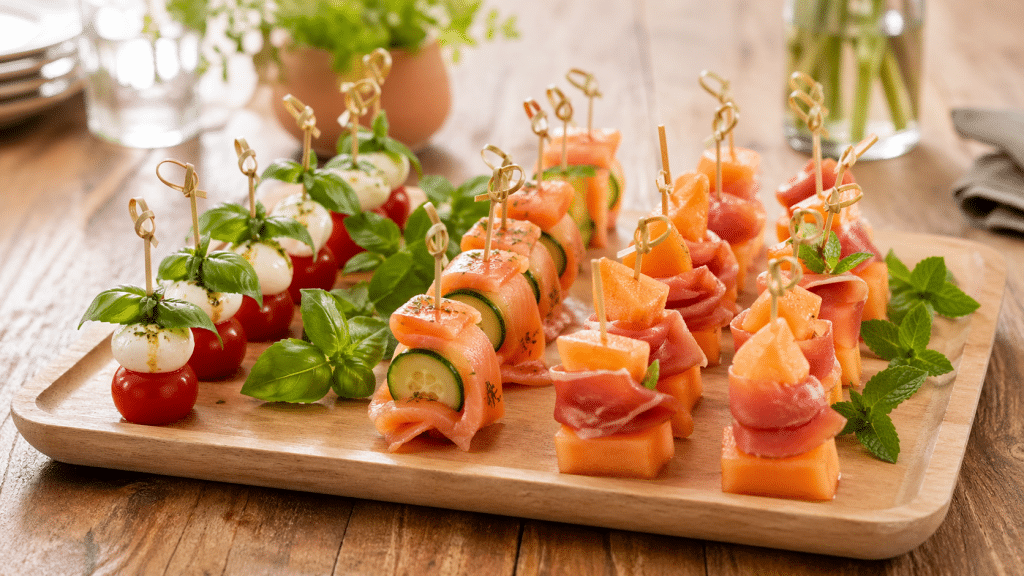 Recettes de brochettes apéro froides