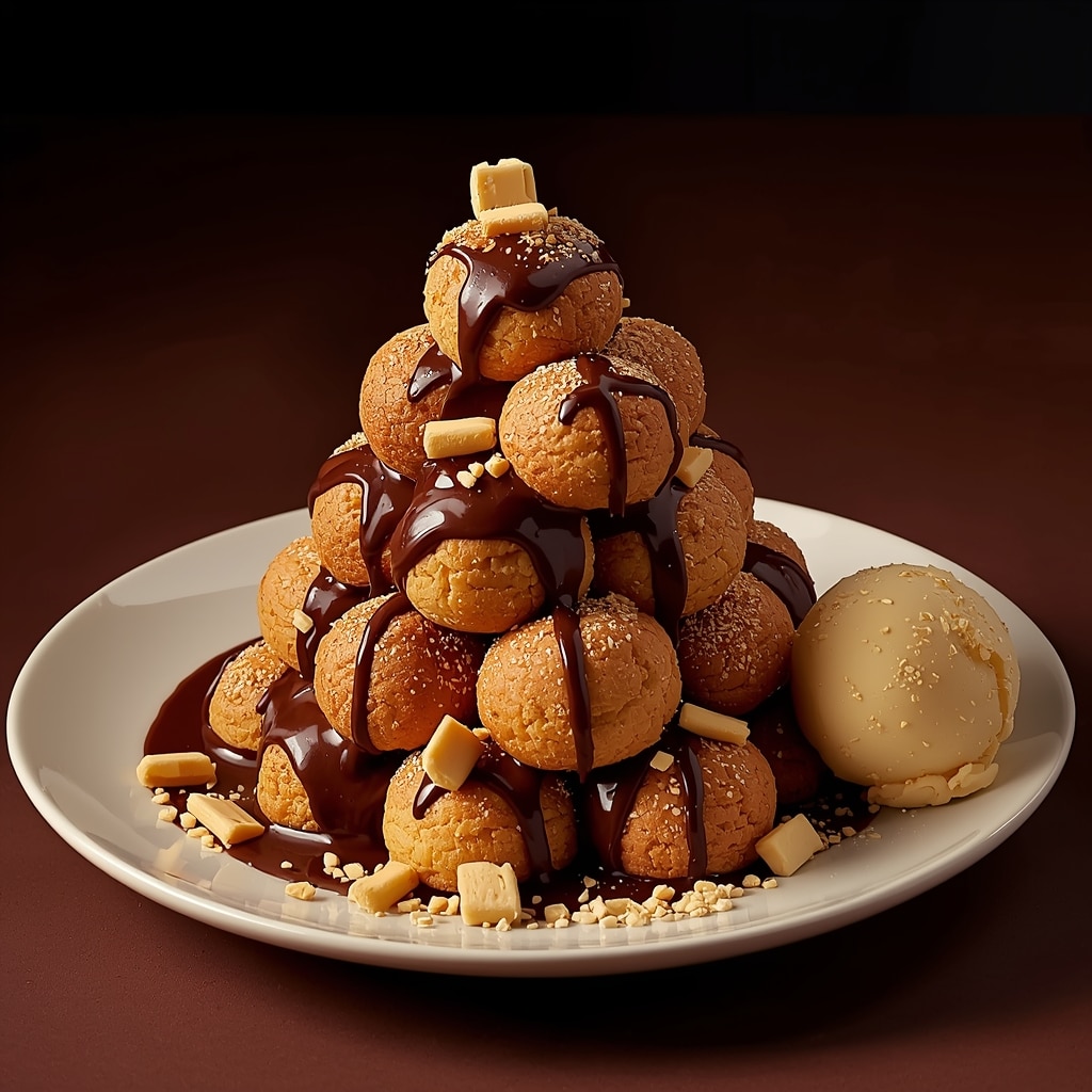 profiteroles pralinées