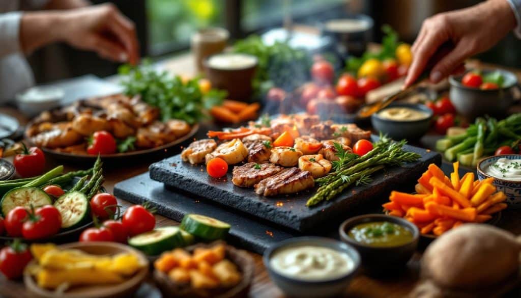 découvrez des idées simples et savoureuses de légumes et sauces pour accompagner votre pierrade et réussir votre repas avec succès.