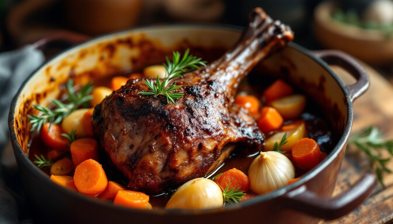découvrez une recette facile de cuissot de chevreuil en cocotte, idéale pour une cuisson lente qui garantit une viande tendre et savoureuse. parfait pour un repas chaleureux et gourmand.