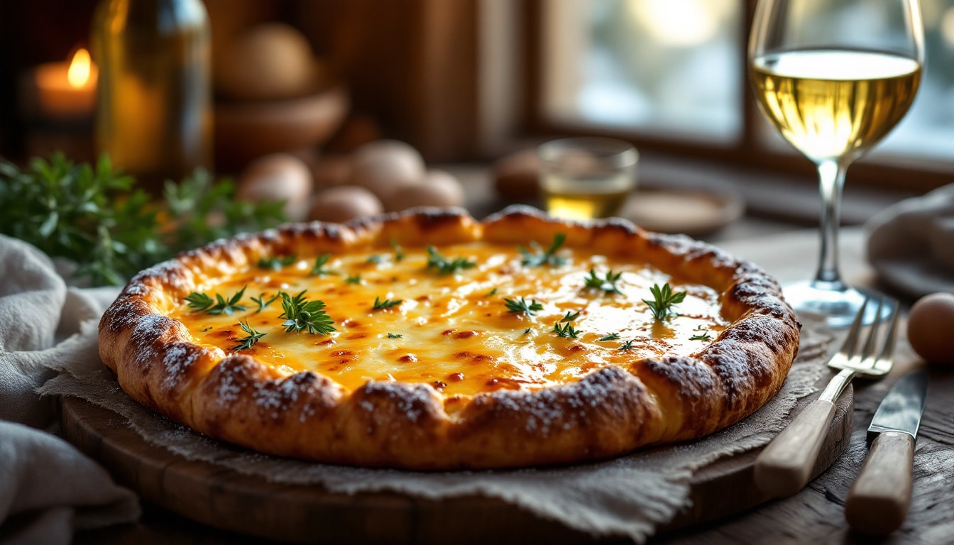 découvrez la recette traditionnelle de la croûte savoyarde, un plat savoureux à base de fromage fondant et de vin blanc, parfait pour réchauffer vos repas.