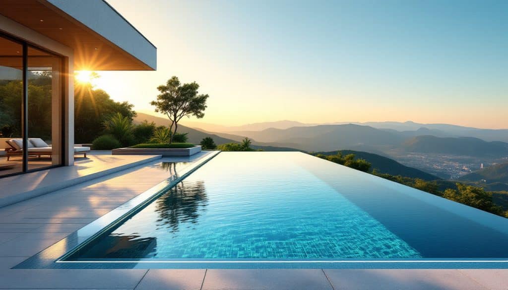 découvrez le design élégant et les nombreux avantages d'une piscine à débordement infinity, pour une expérience de baignade unique et une intégration parfaite à votre environnement.